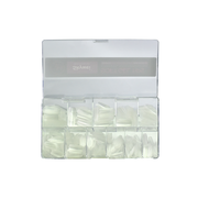 Soft Gel Tips White Stiletto – 500pcs | Bold Nail Extension Tips for Salon & Home Use
